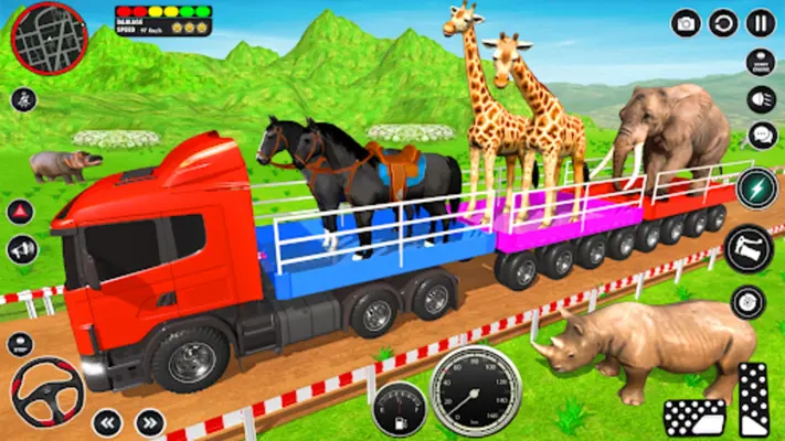 Animal Game Truck Transport android App screenshot 1