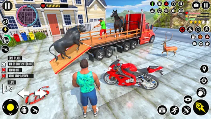 Animal Game Truck Transport android App screenshot 7